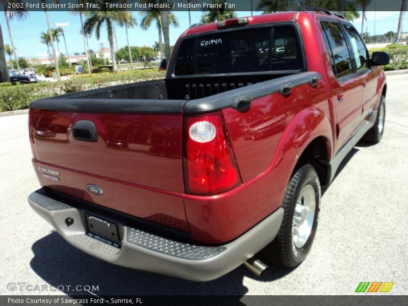 Toreador Red Metallic / Medium Prairie Tan 2002 Ford Explorer Sport Trac