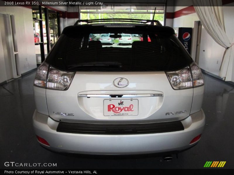 Millenium Silver Metallic / Light Gray 2008 Lexus RX 350