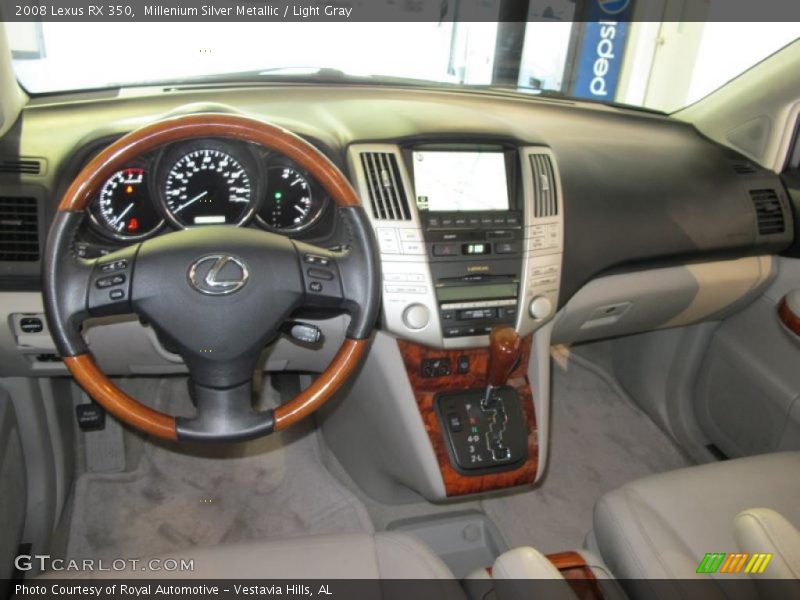 Millenium Silver Metallic / Light Gray 2008 Lexus RX 350