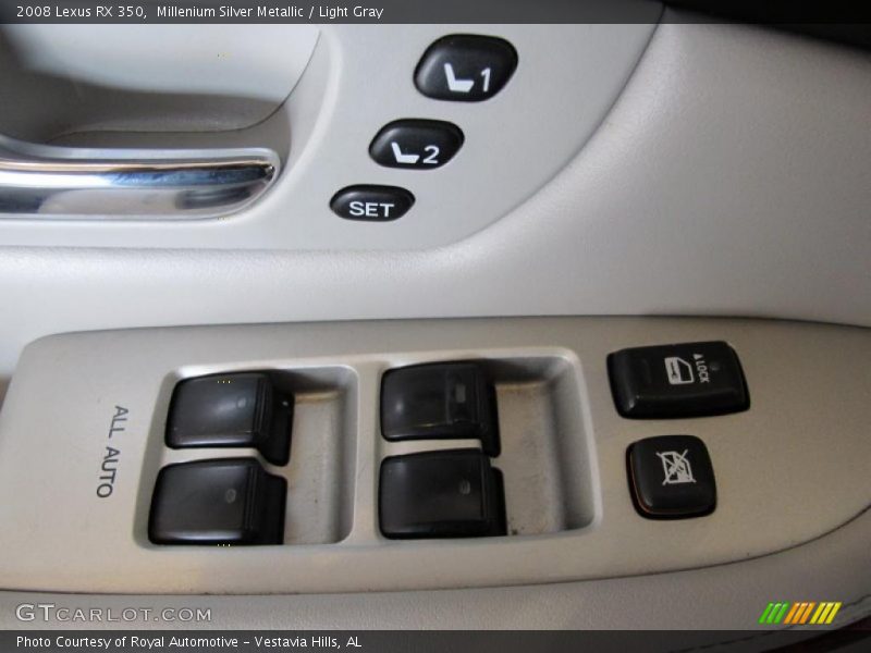 Millenium Silver Metallic / Light Gray 2008 Lexus RX 350
