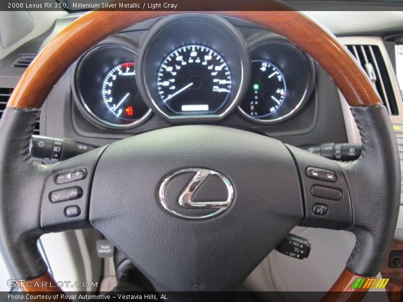 Millenium Silver Metallic / Light Gray 2008 Lexus RX 350
