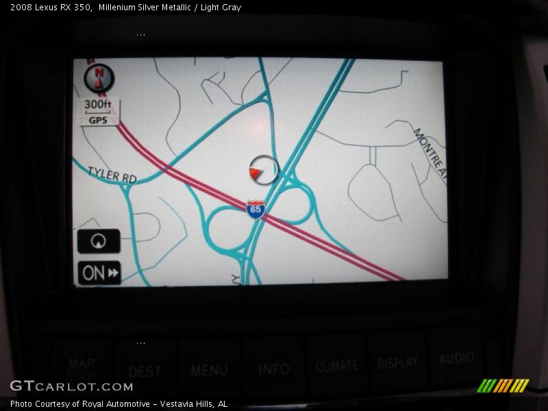 Millenium Silver Metallic / Light Gray 2008 Lexus RX 350