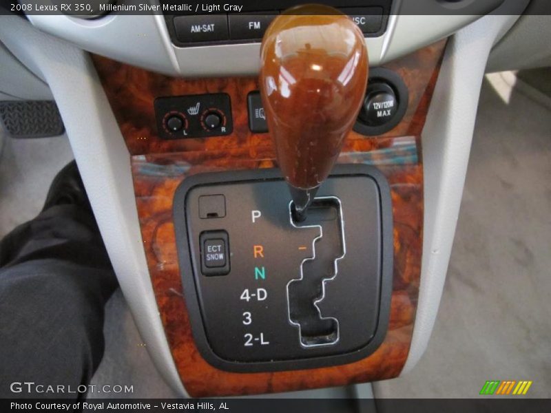 Millenium Silver Metallic / Light Gray 2008 Lexus RX 350