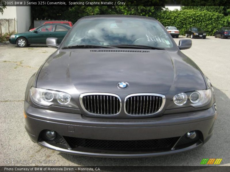 Sparkling Graphite Metallic / Grey 2005 BMW 3 Series 325i Convertible