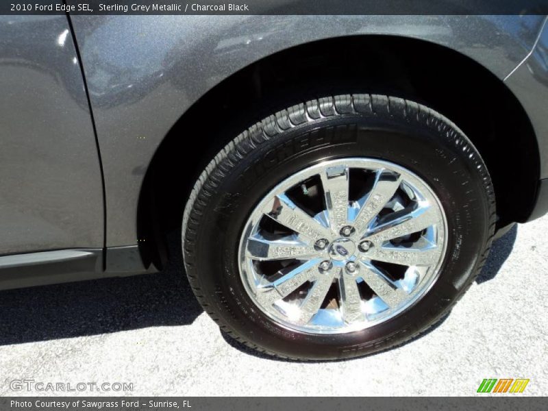 Sterling Grey Metallic / Charcoal Black 2010 Ford Edge SEL