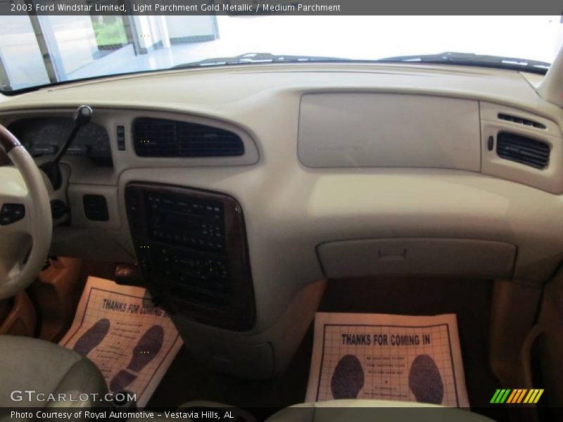 Light Parchment Gold Metallic / Medium Parchment 2003 Ford Windstar Limited