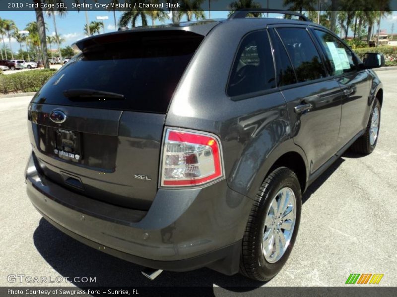 Sterling Grey Metallic / Charcoal Black 2010 Ford Edge SEL