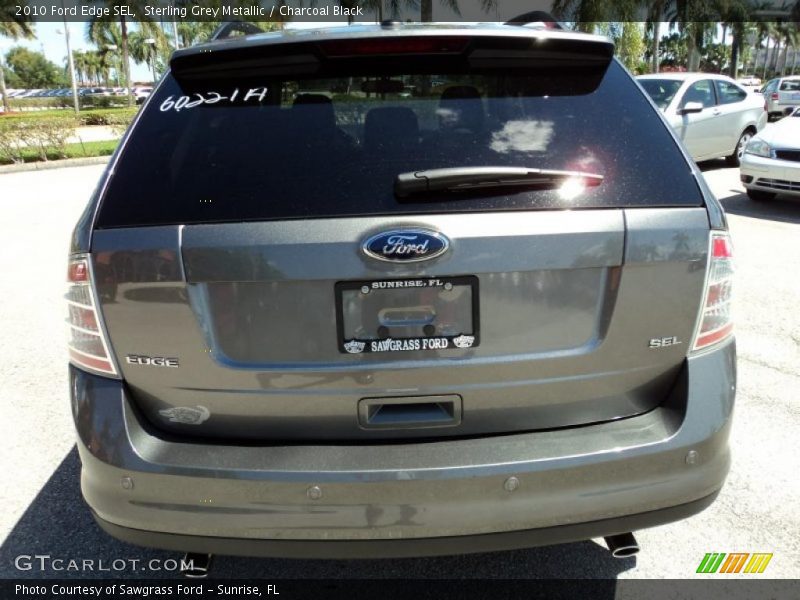 Sterling Grey Metallic / Charcoal Black 2010 Ford Edge SEL