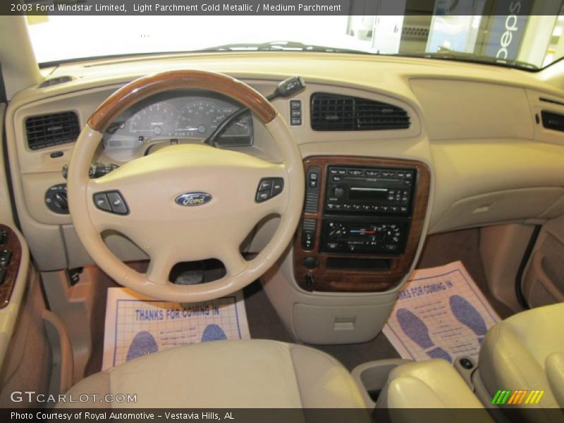 Light Parchment Gold Metallic / Medium Parchment 2003 Ford Windstar Limited