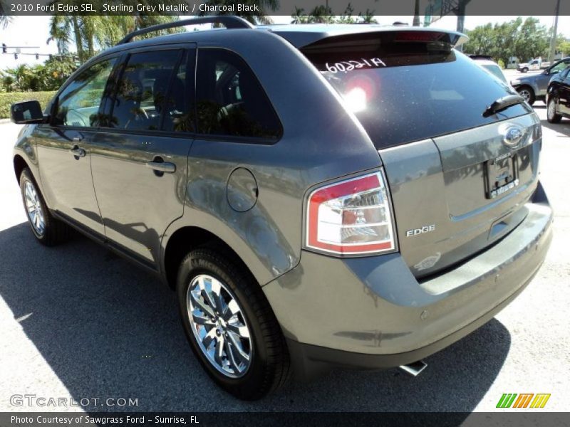 Sterling Grey Metallic / Charcoal Black 2010 Ford Edge SEL