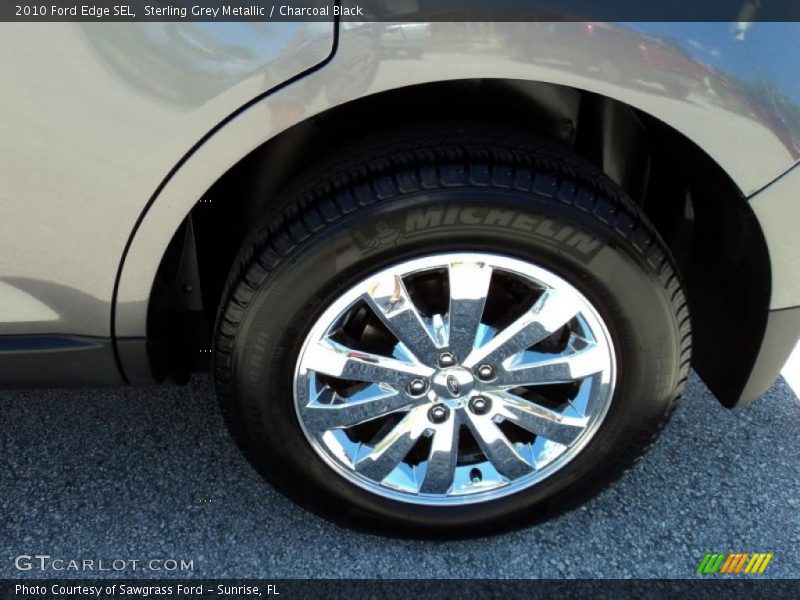 Sterling Grey Metallic / Charcoal Black 2010 Ford Edge SEL