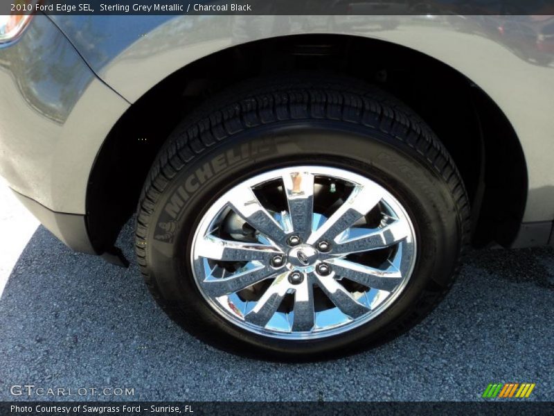 Sterling Grey Metallic / Charcoal Black 2010 Ford Edge SEL