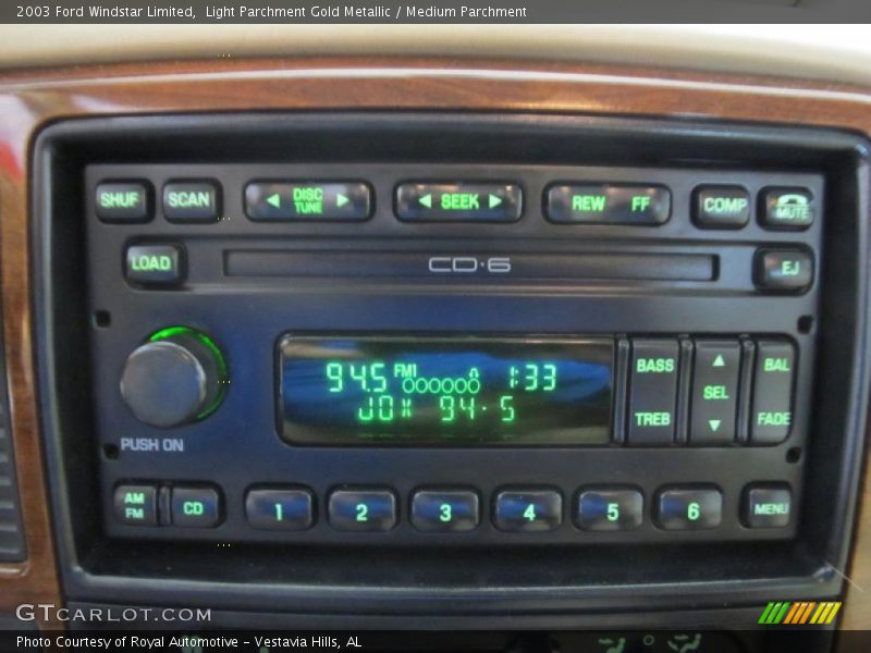 Light Parchment Gold Metallic / Medium Parchment 2003 Ford Windstar Limited