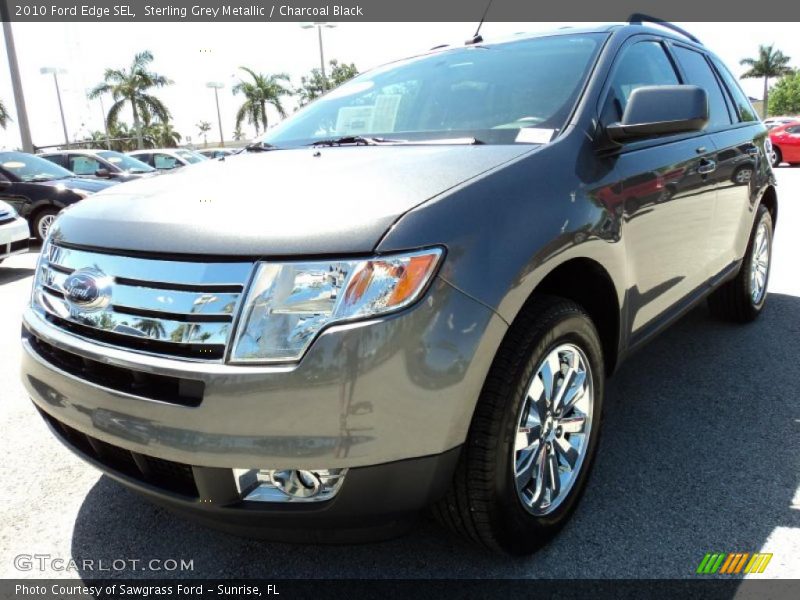 Sterling Grey Metallic / Charcoal Black 2010 Ford Edge SEL