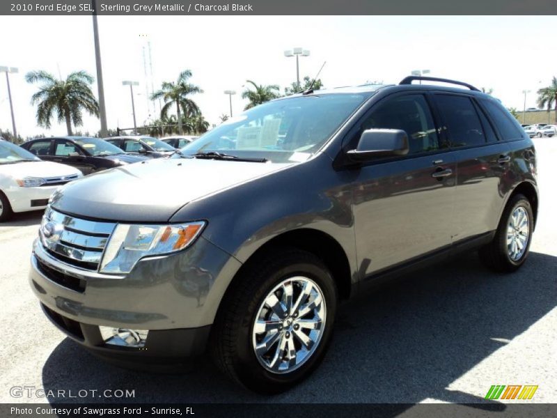 Sterling Grey Metallic / Charcoal Black 2010 Ford Edge SEL