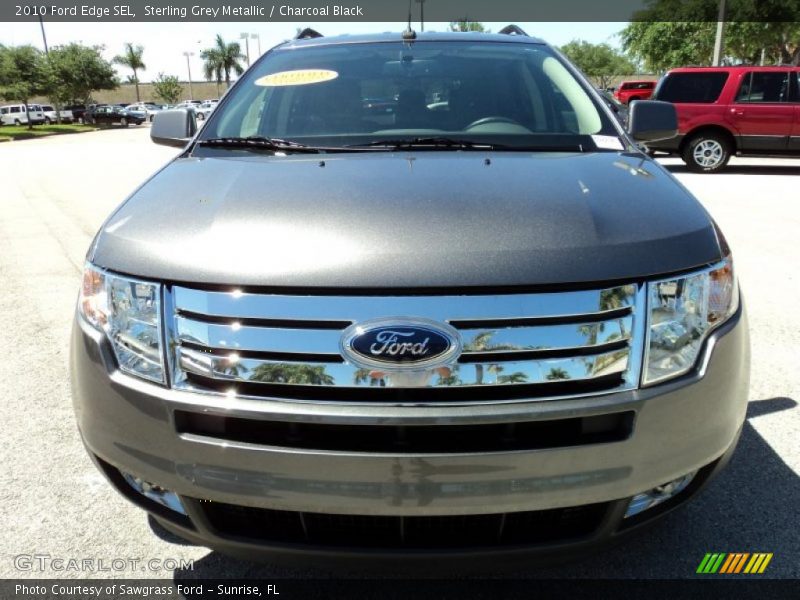 Sterling Grey Metallic / Charcoal Black 2010 Ford Edge SEL