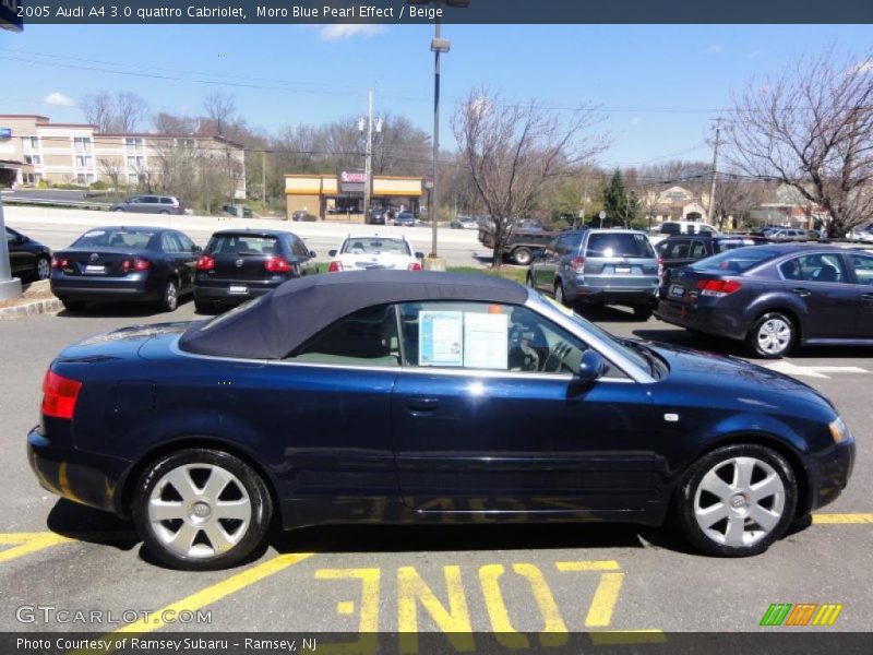  2005 A4 3.0 quattro Cabriolet Moro Blue Pearl Effect