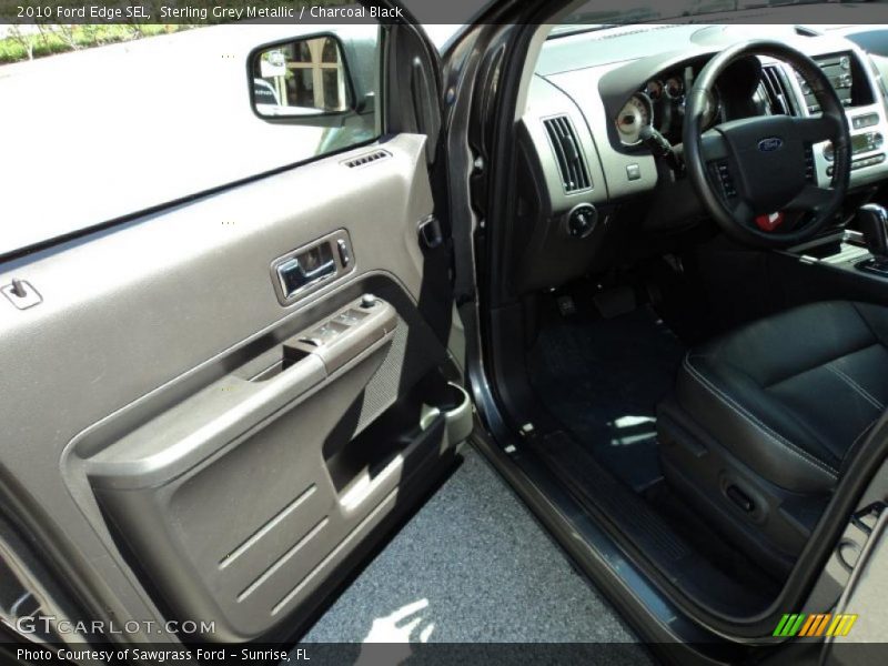 Sterling Grey Metallic / Charcoal Black 2010 Ford Edge SEL