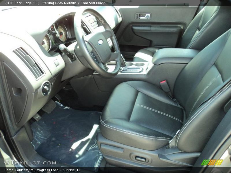 Sterling Grey Metallic / Charcoal Black 2010 Ford Edge SEL