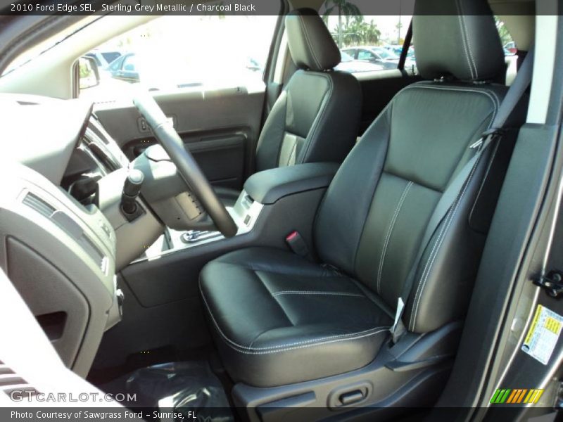 Sterling Grey Metallic / Charcoal Black 2010 Ford Edge SEL