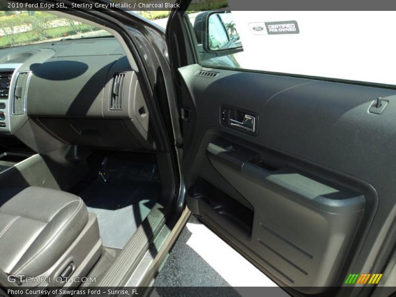 Sterling Grey Metallic / Charcoal Black 2010 Ford Edge SEL