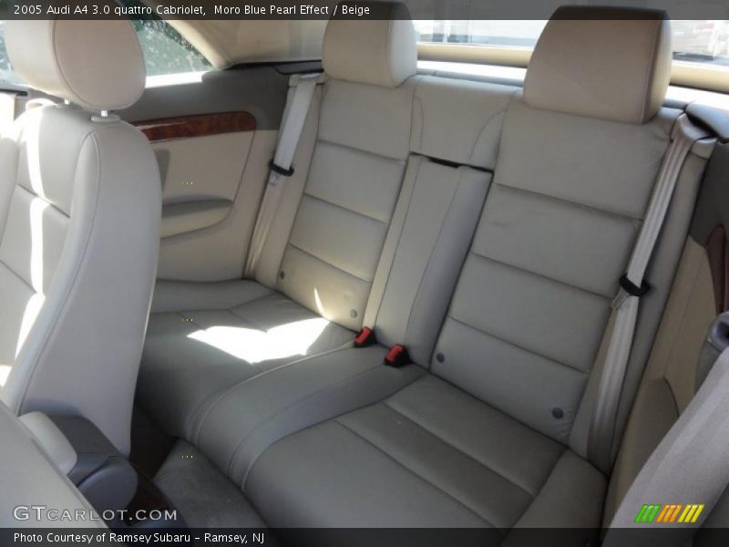  2005 A4 3.0 quattro Cabriolet Beige Interior