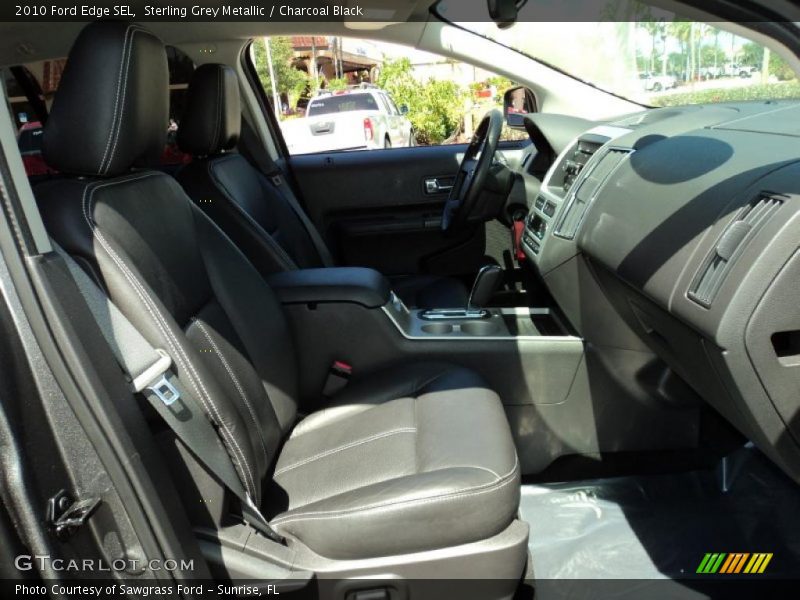 Sterling Grey Metallic / Charcoal Black 2010 Ford Edge SEL