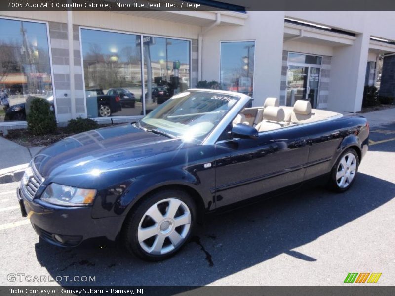 Front 3/4 View of 2005 A4 3.0 quattro Cabriolet