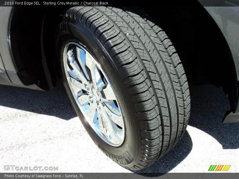 Sterling Grey Metallic / Charcoal Black 2010 Ford Edge SEL