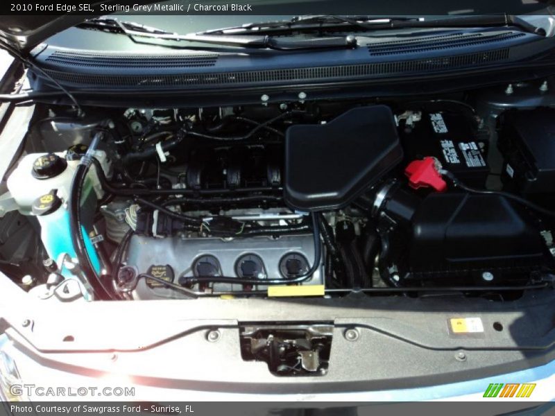 Sterling Grey Metallic / Charcoal Black 2010 Ford Edge SEL