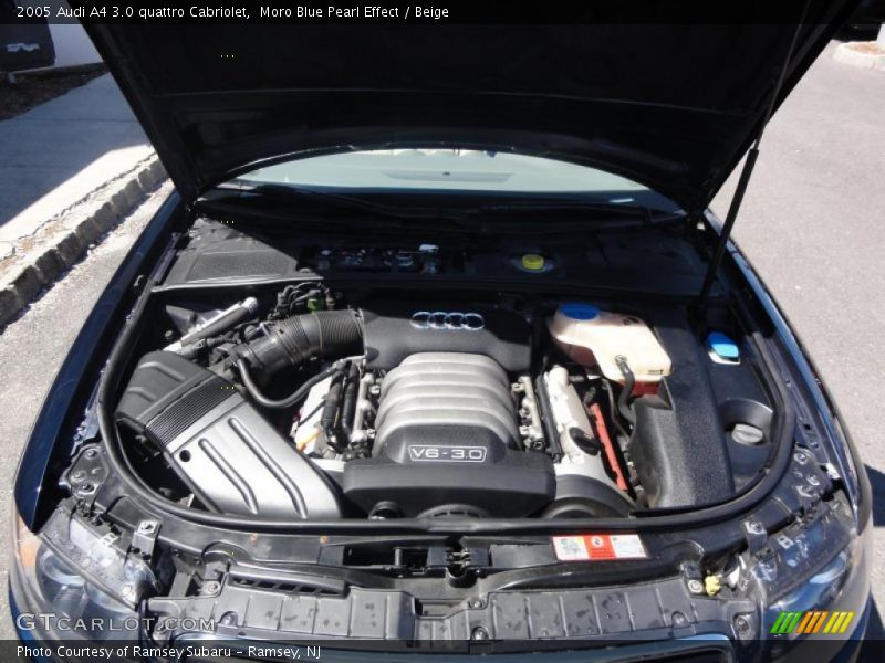  2005 A4 3.0 quattro Cabriolet Engine - 3.0 Liter DOHC 30-Valve V6