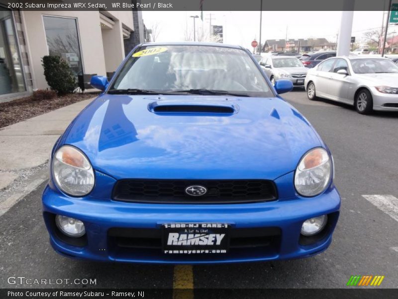 WR Blue Pearl / Black 2002 Subaru Impreza WRX Sedan