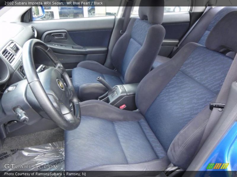  2002 Impreza WRX Sedan Black Interior