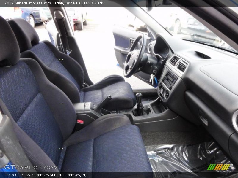  2002 Impreza WRX Sedan Black Interior