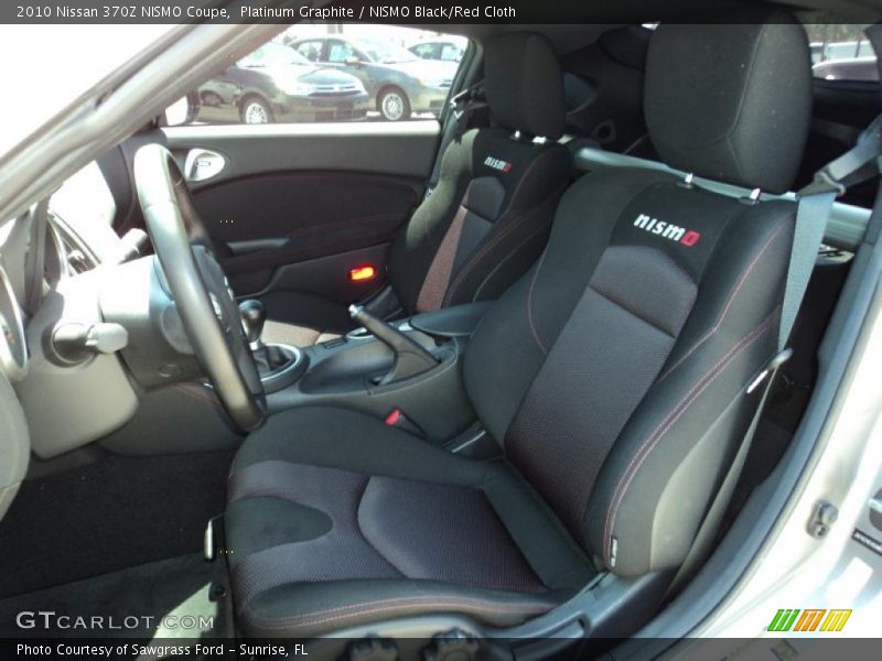  2010 370Z NISMO Coupe NISMO Black/Red Cloth Interior