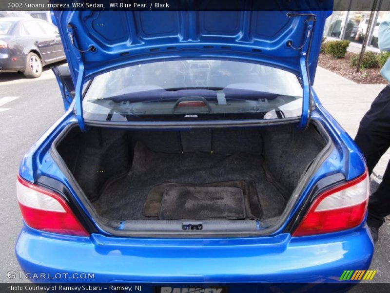 WR Blue Pearl / Black 2002 Subaru Impreza WRX Sedan