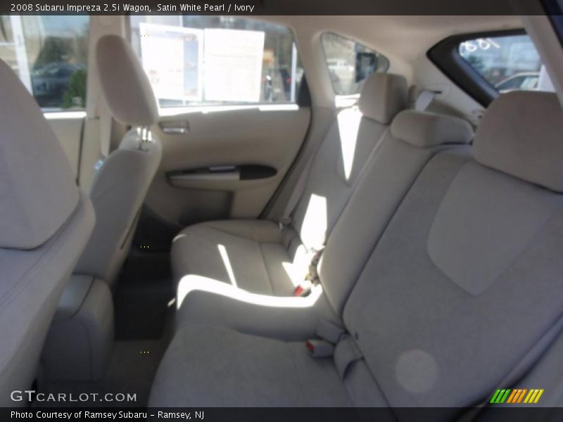 Satin White Pearl / Ivory 2008 Subaru Impreza 2.5i Wagon