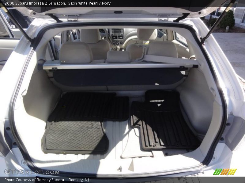 Satin White Pearl / Ivory 2008 Subaru Impreza 2.5i Wagon
