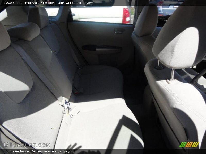 Satin White Pearl / Ivory 2008 Subaru Impreza 2.5i Wagon