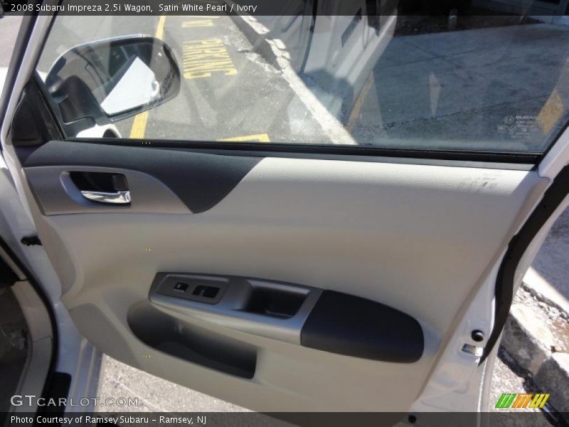 Satin White Pearl / Ivory 2008 Subaru Impreza 2.5i Wagon