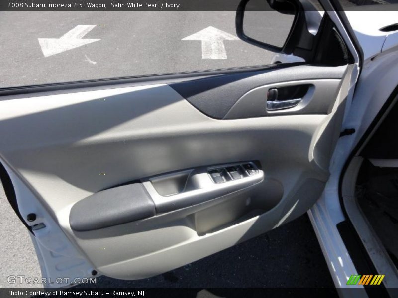 Satin White Pearl / Ivory 2008 Subaru Impreza 2.5i Wagon