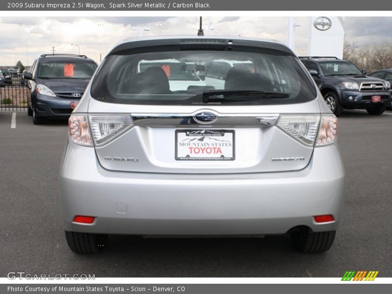 Spark Silver Metallic / Carbon Black 2009 Subaru Impreza 2.5i Wagon