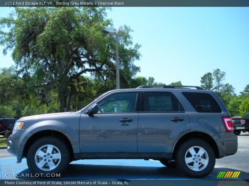 Sterling Grey Metallic / Charcoal Black 2011 Ford Escape XLT V6