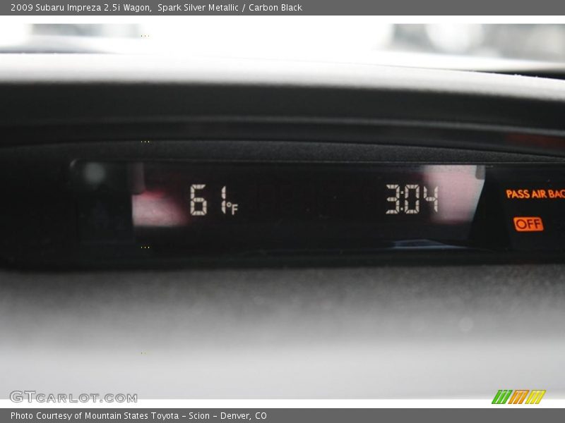 Spark Silver Metallic / Carbon Black 2009 Subaru Impreza 2.5i Wagon