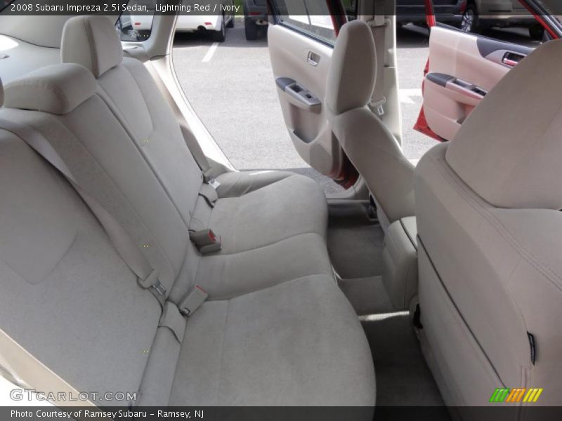 Lightning Red / Ivory 2008 Subaru Impreza 2.5i Sedan