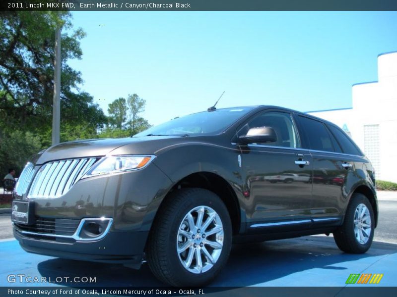 Earth Metallic / Canyon/Charcoal Black 2011 Lincoln MKX FWD