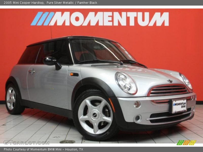 Pure Silver Metallic / Panther Black 2005 Mini Cooper Hardtop