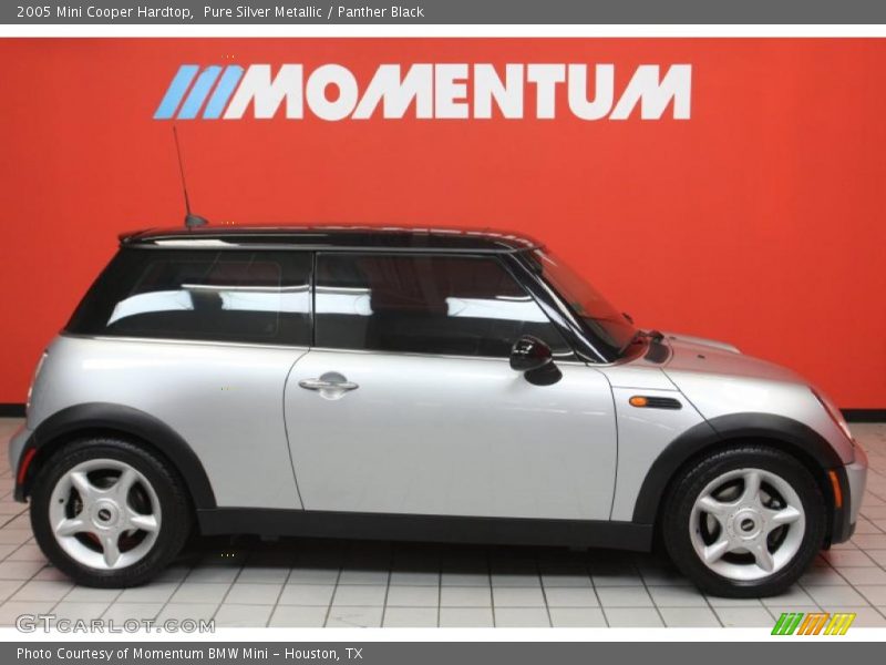 Pure Silver Metallic / Panther Black 2005 Mini Cooper Hardtop