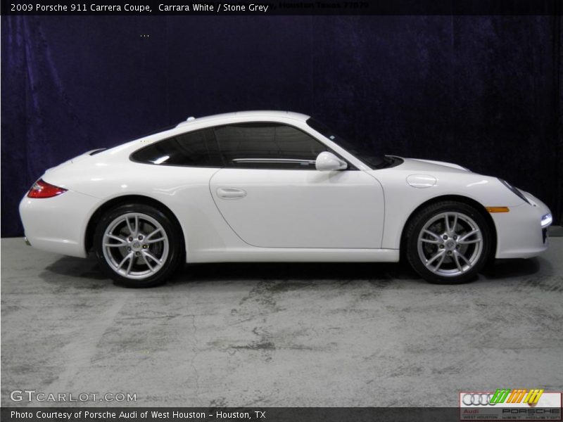 Carrara White / Stone Grey 2009 Porsche 911 Carrera Coupe
