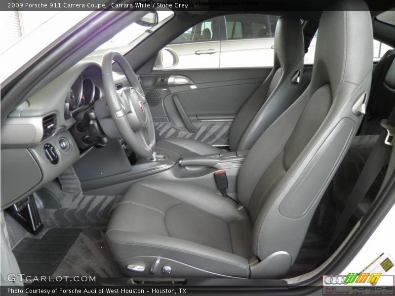 Carrara White / Stone Grey 2009 Porsche 911 Carrera Coupe